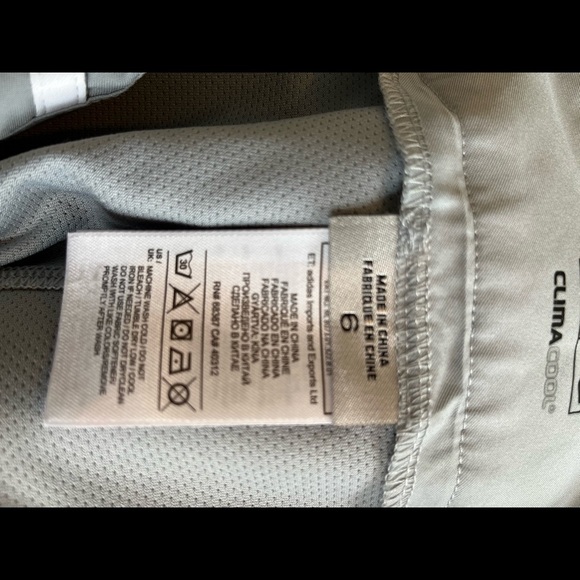 Adidas Women’s Active Climacool Light Gray Golf Skort Mini Skirt. Size 6 - Picture 5 of 10